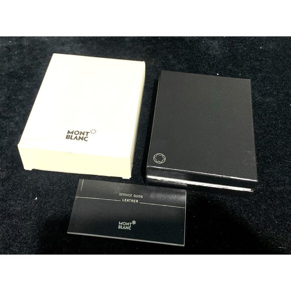 Montblanc Wallet Box Presentation Display Hard Case Black Empty 38036 - Picture 1 of 7